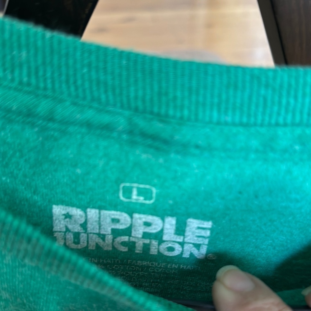 Ripple Junction Green and White Tuxedo Tee - Picture 2 of 4